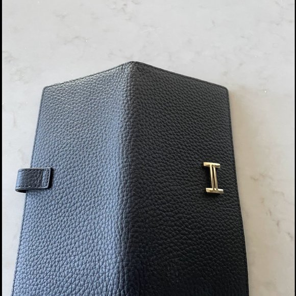 brand new, high quality leather wallet, black, hardware gold - Picture 7 of 8